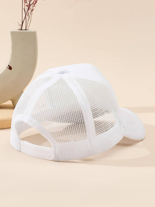 White Net Cap