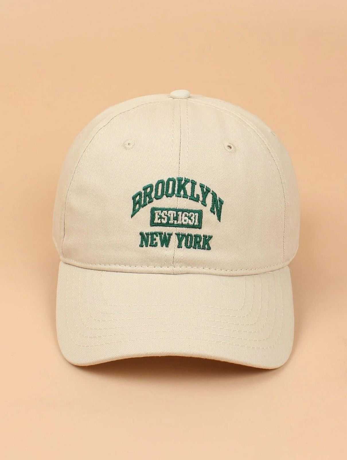 Beige Brooklyn cap