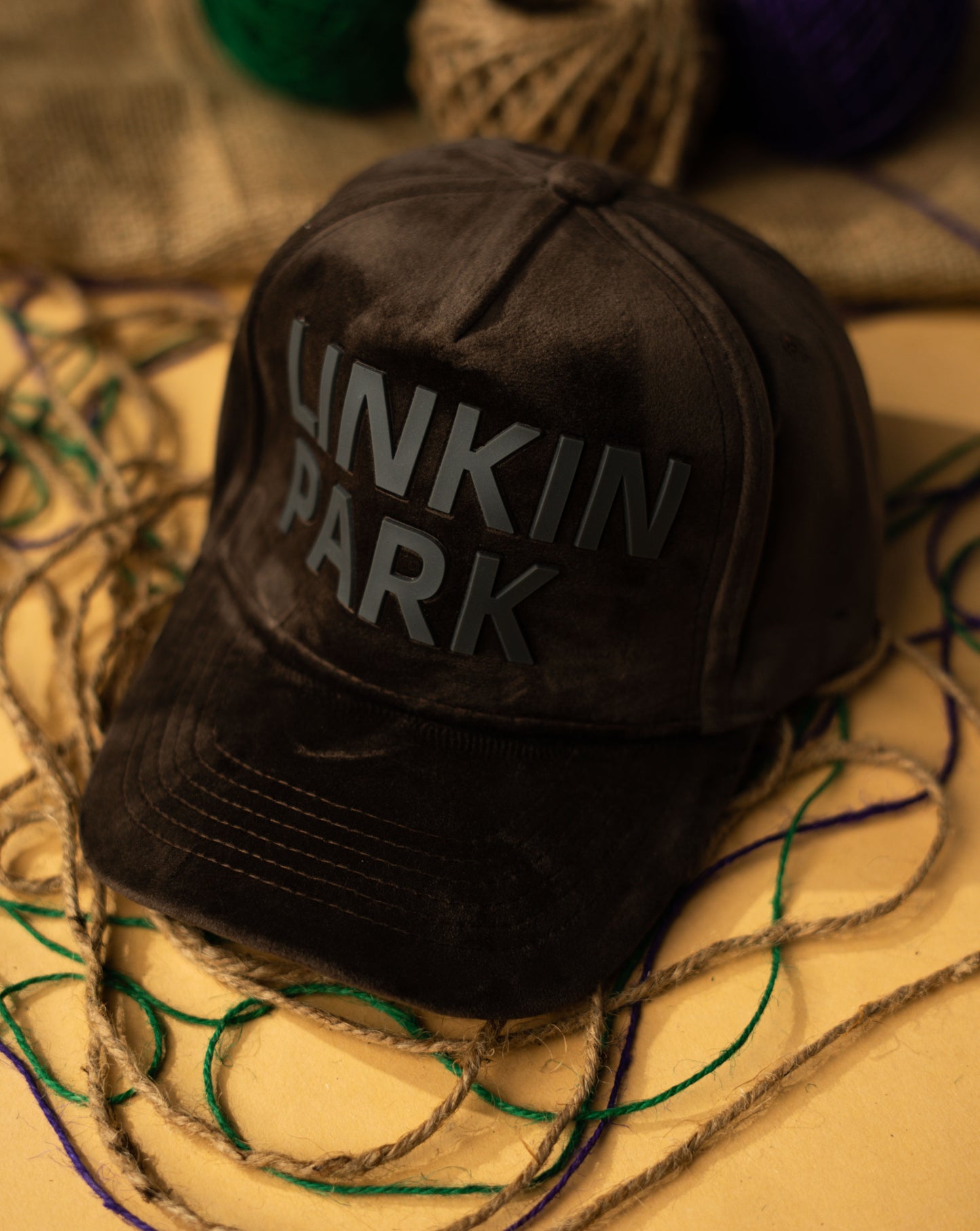 Dark Brown LP Suede Premium Cap