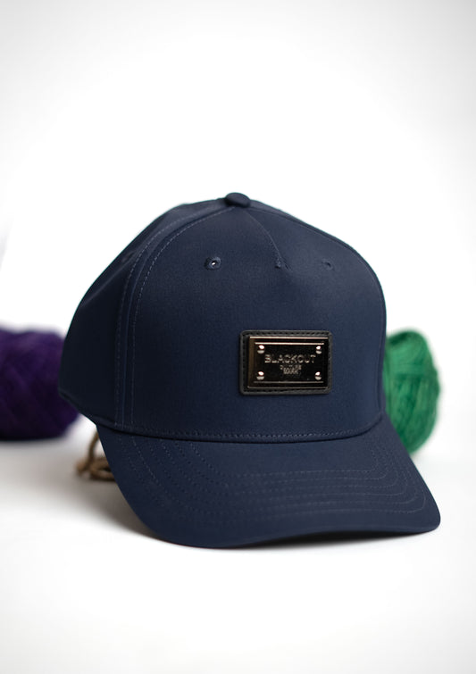 Navy Blackout Premium Cap