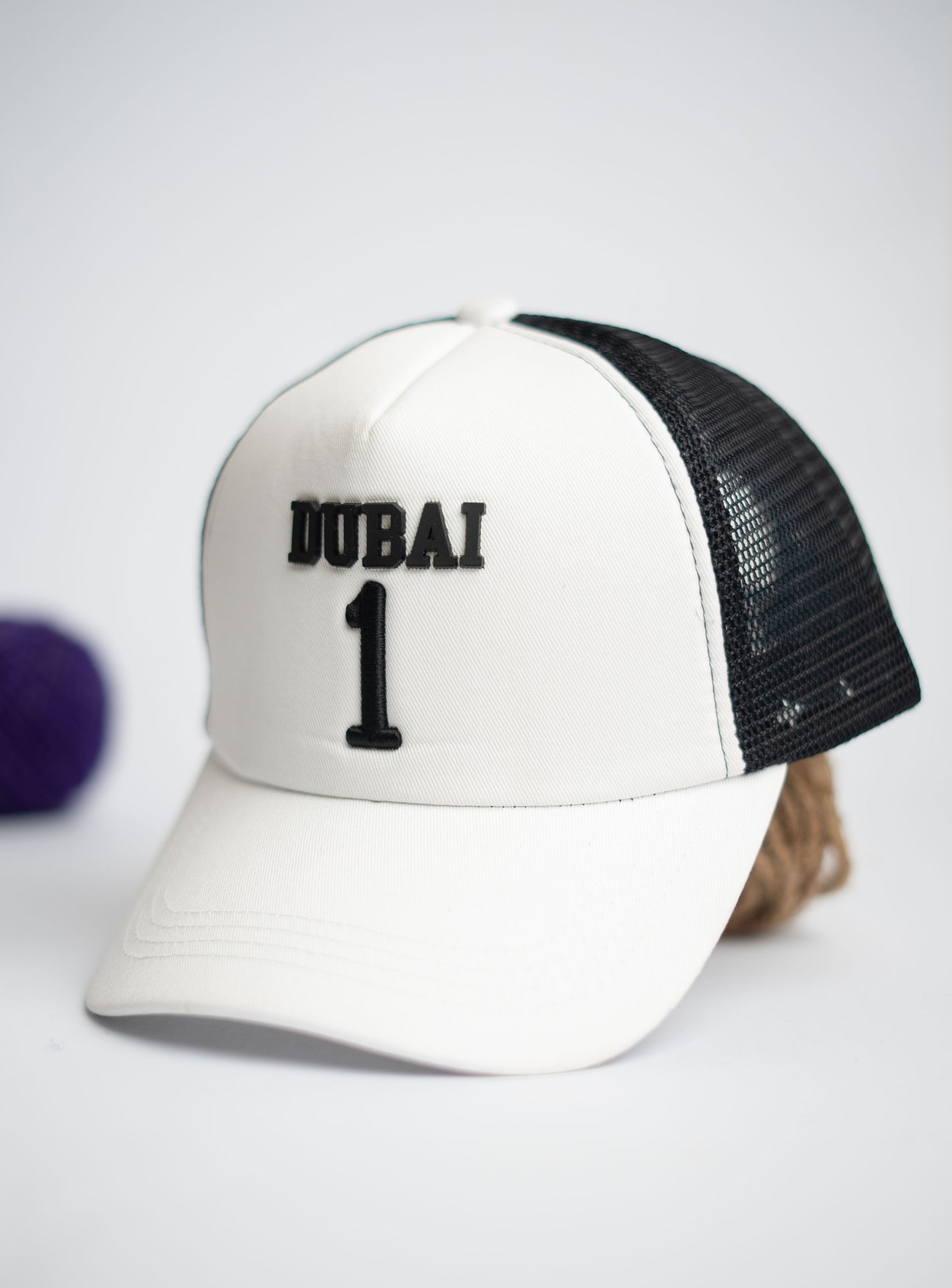 White Dubai Premium Cap