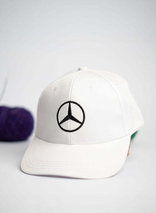 White Merc Cap