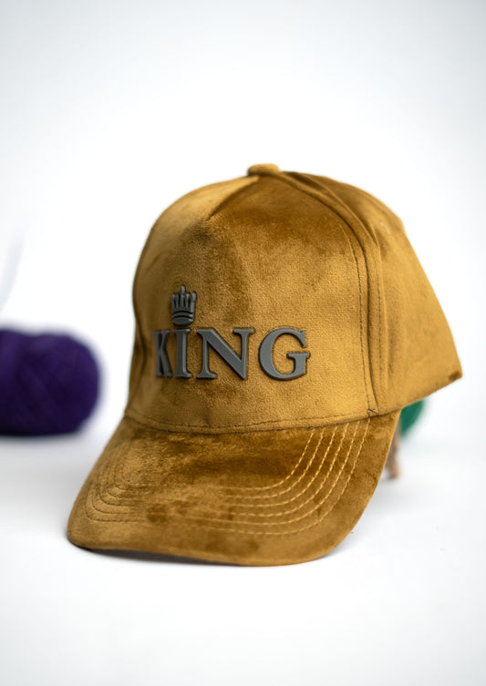 Yellow King Suede Cap