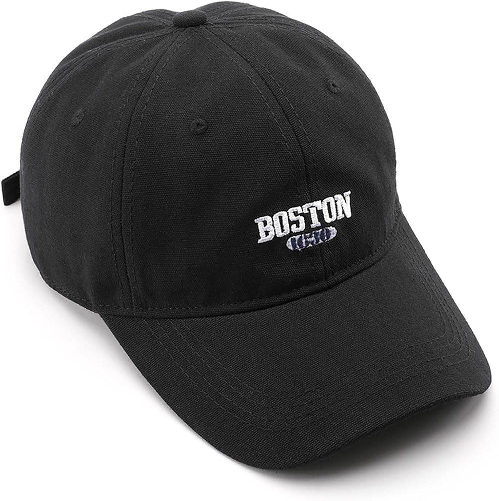 Black Boston denim premium cap