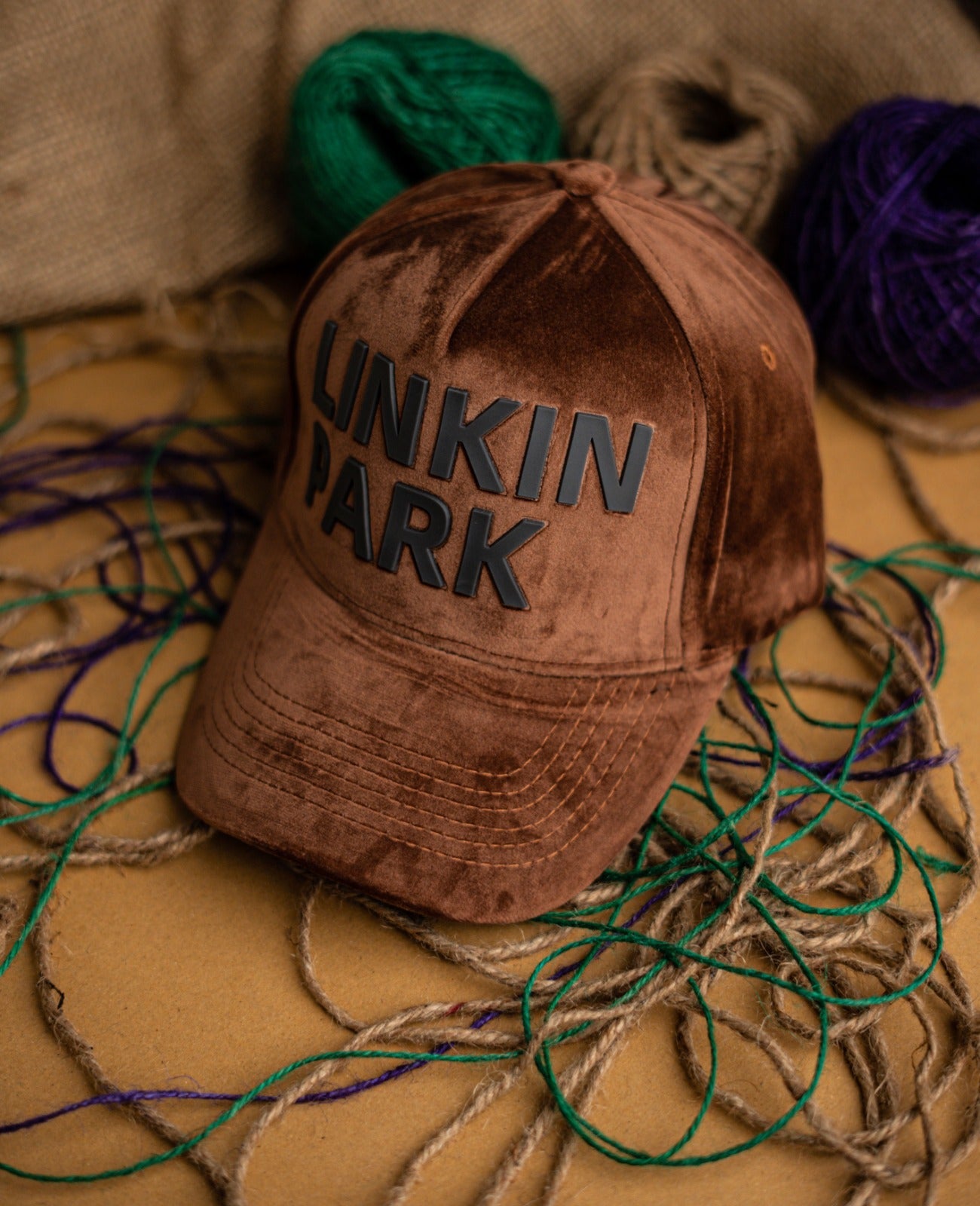 B linkin park Suede Cap