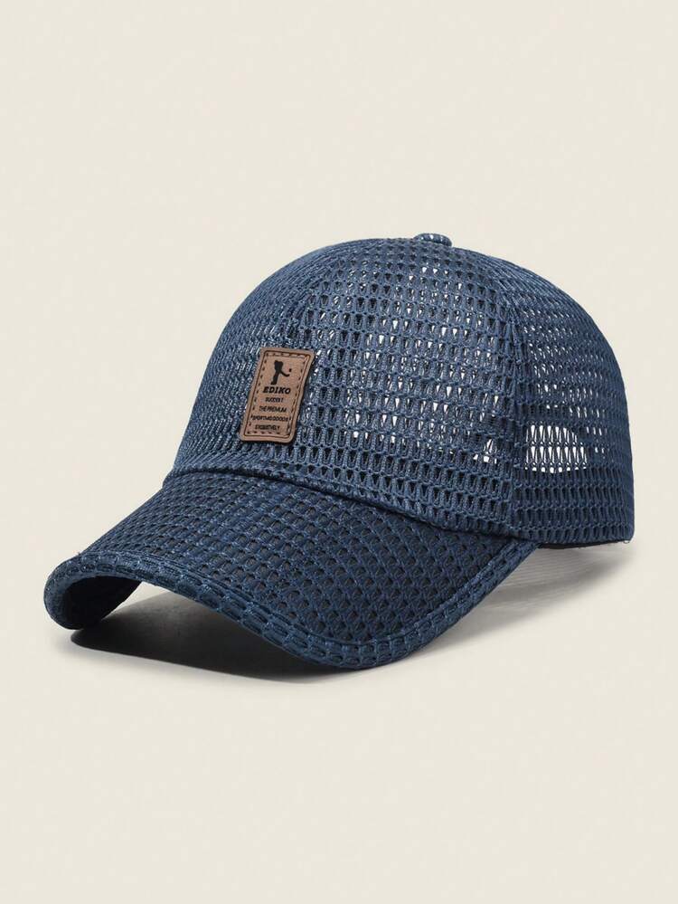 Blue sports net cap