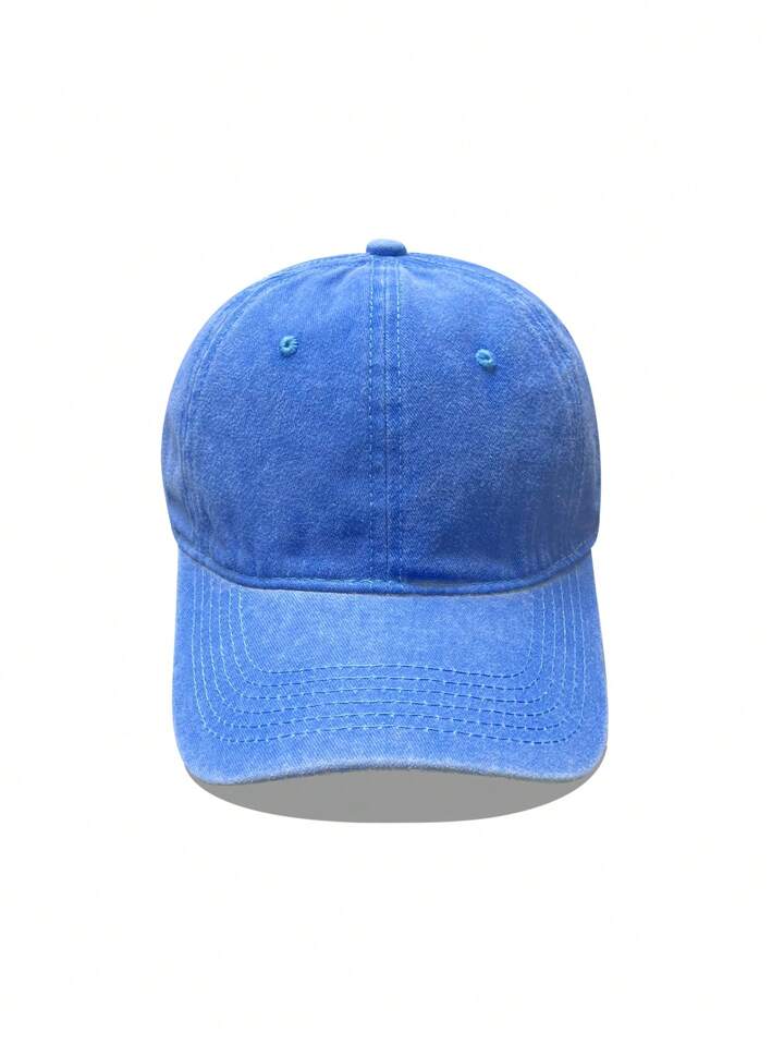 Blue denim cap 7