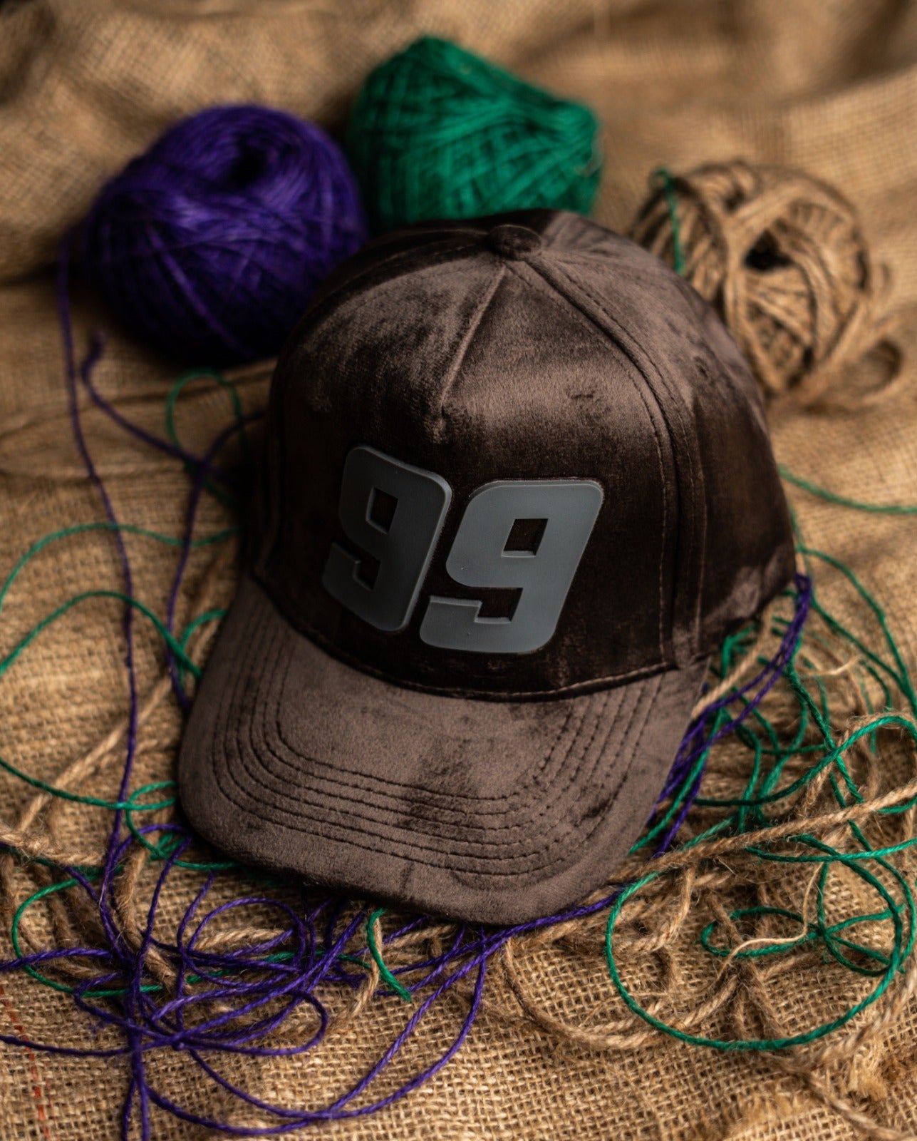 Brown 99 Suede Cap
