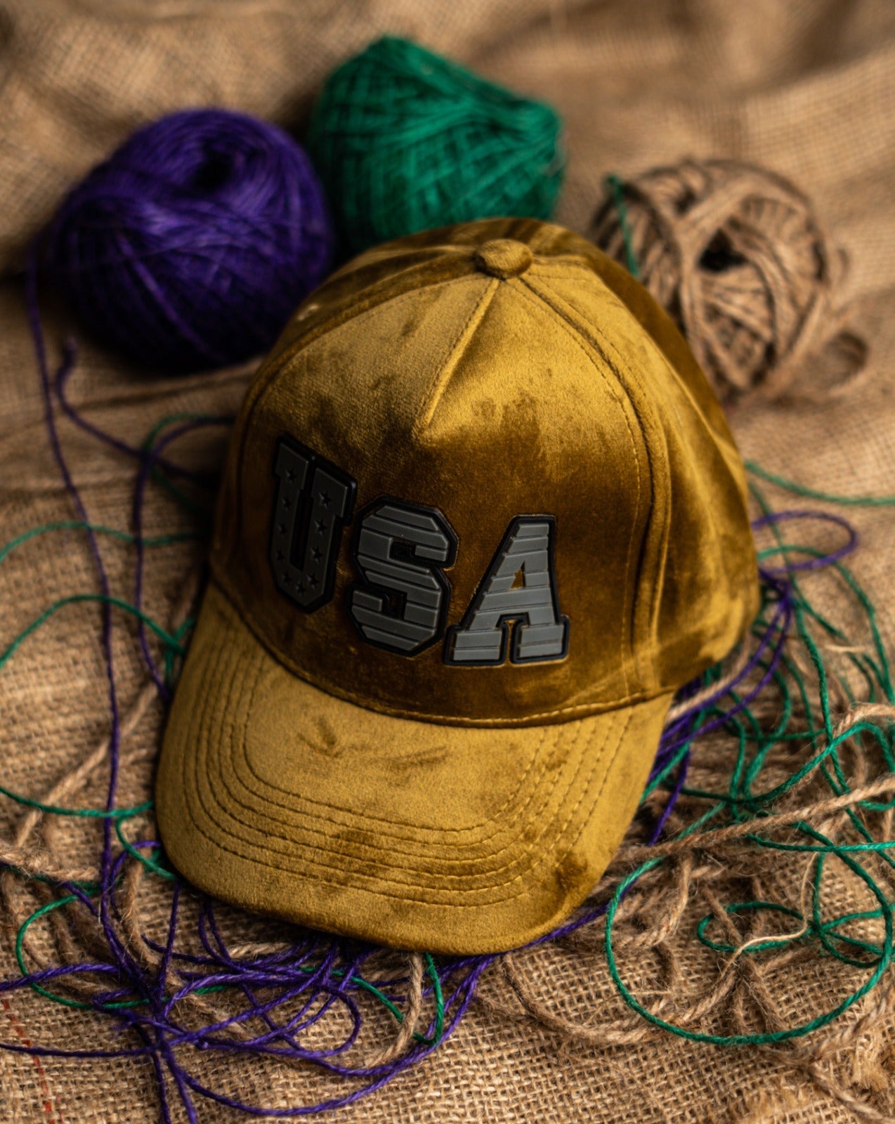 LBrown USA Suede Cap
