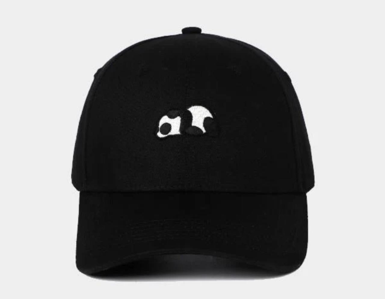 Panda black imported cap