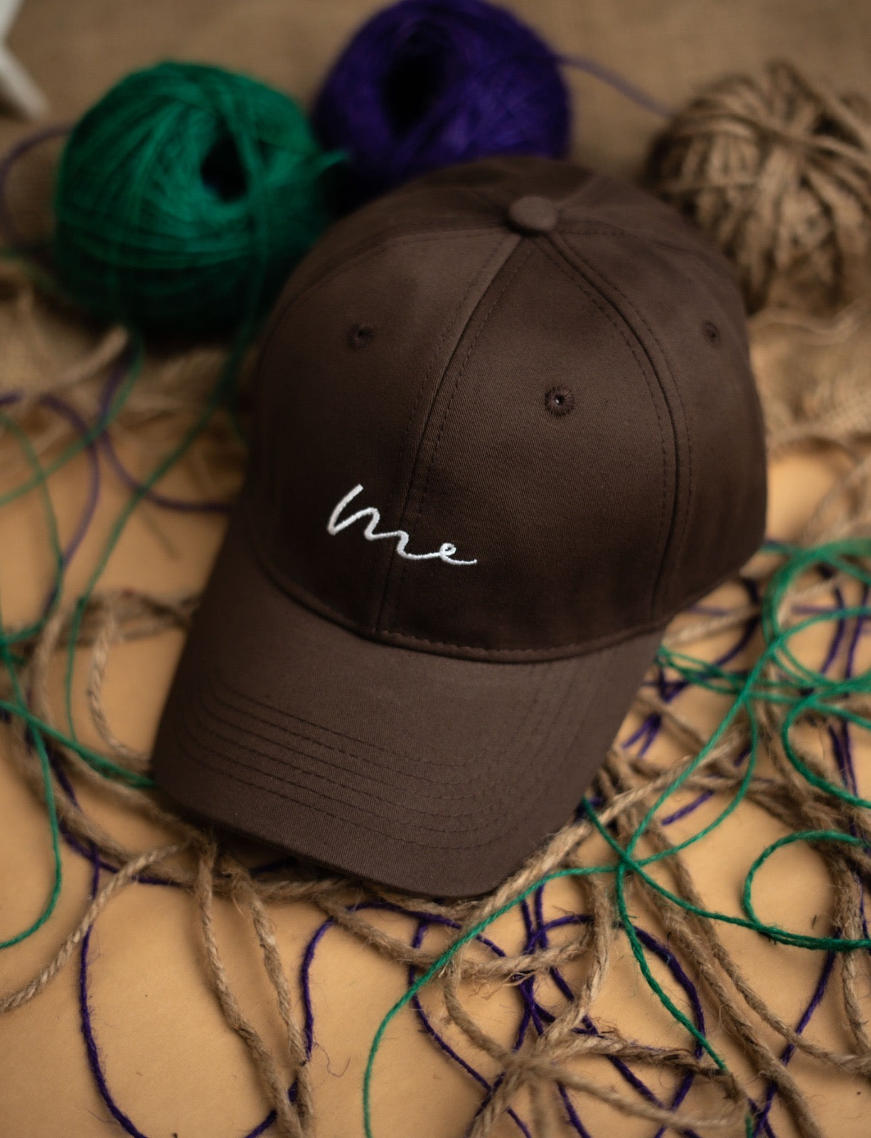 Ami Brownish Denim cap