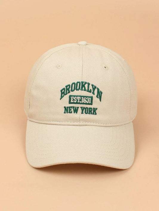 Beige Brooklyn cap