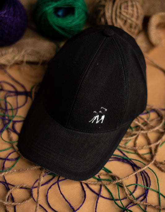 Black Band Cap