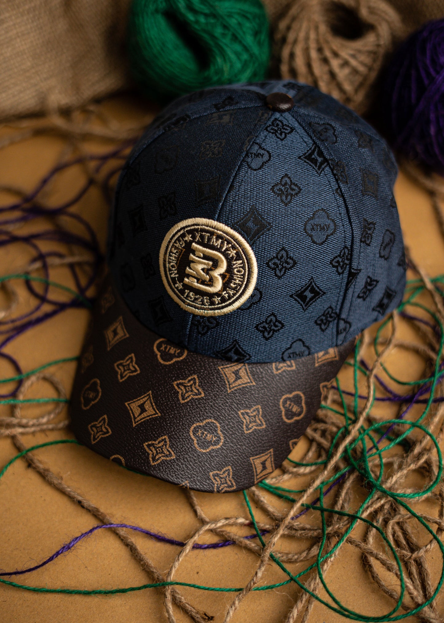 Blue Designer Cap