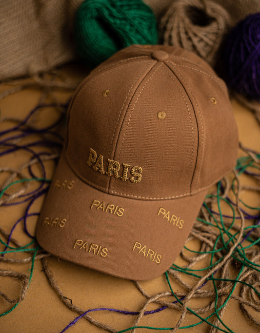 Brown Paris Cap