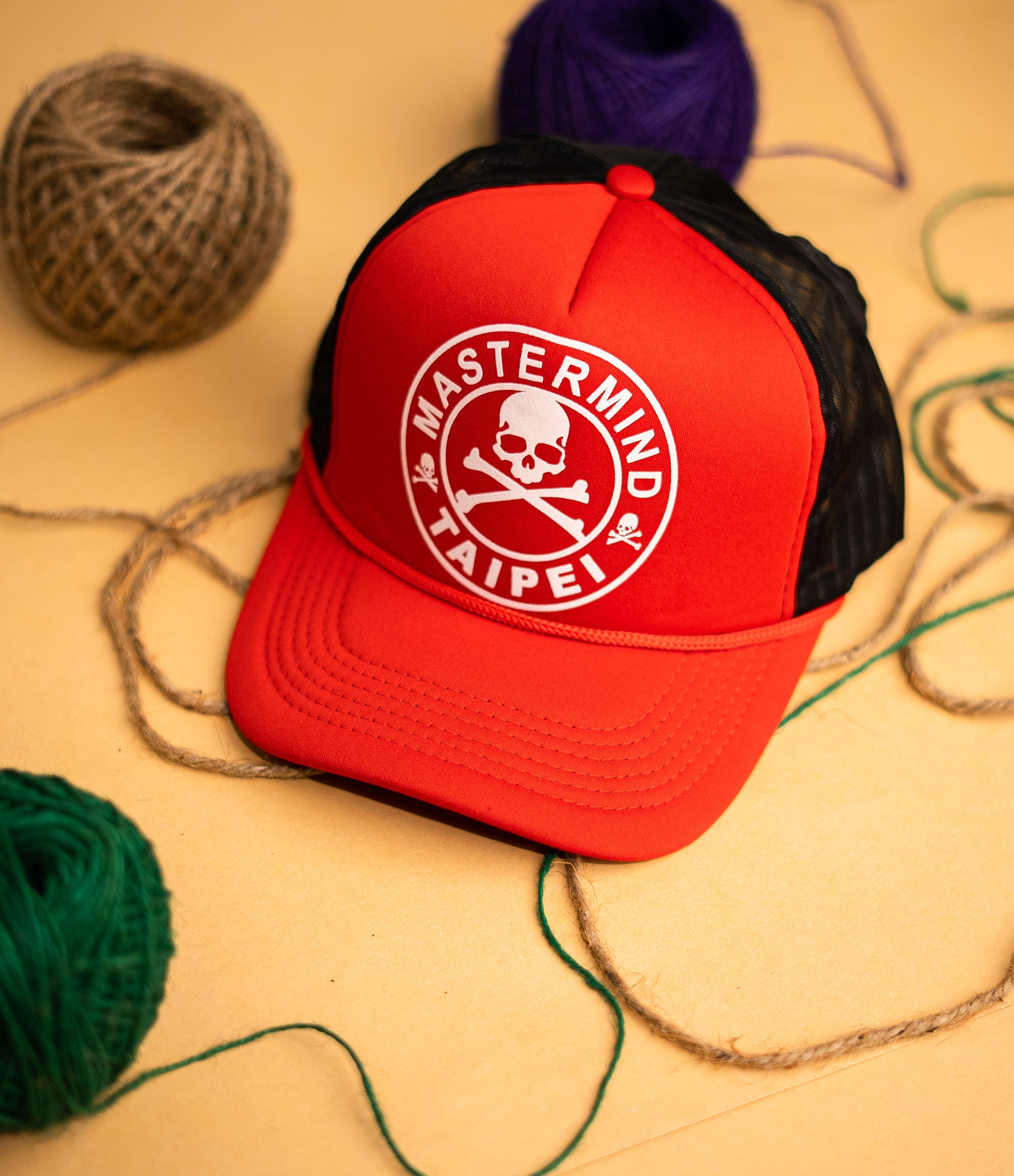 Red MM Net Cap – Caps Club
