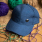 Blue Button Premium Cap