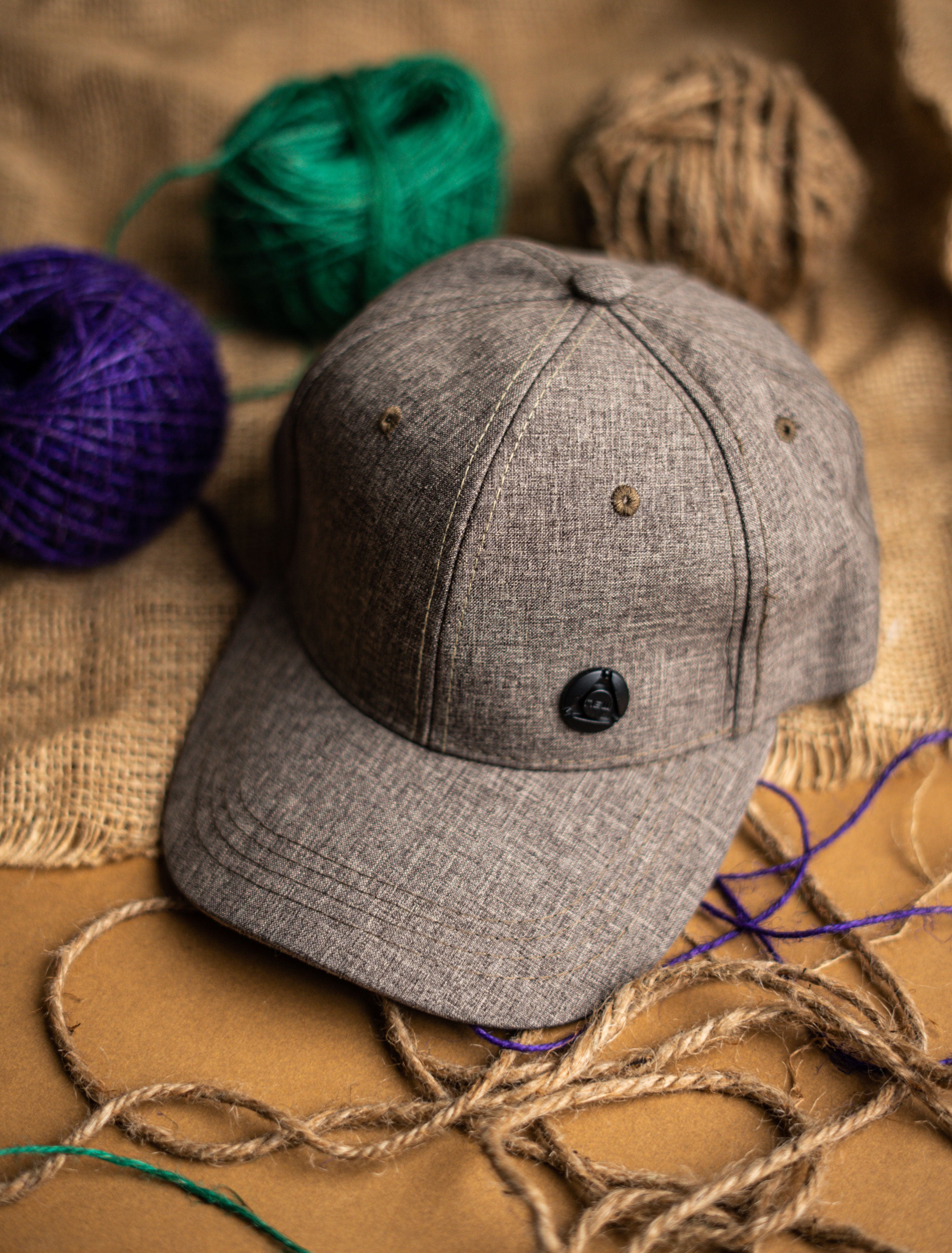 Dull Brown Button Premium Cap – Caps Club