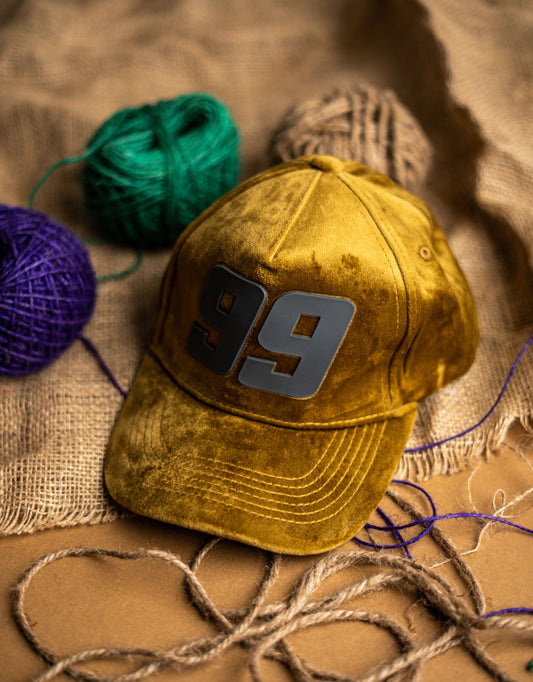 Yellow 99 Suede Cap