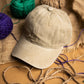 Biege Denim Cap