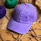 Purple Denim Cap