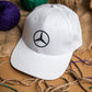 White Merc Cap