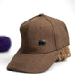 Brown Button Premium Cap