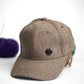 Light Brown Button Premium Cap