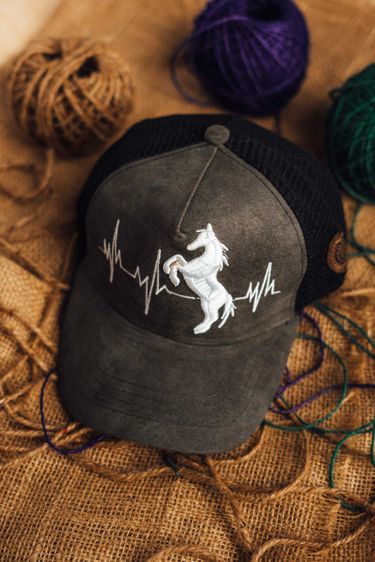 Grey Horse Premium Cap