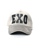 White EXO Suede Cap