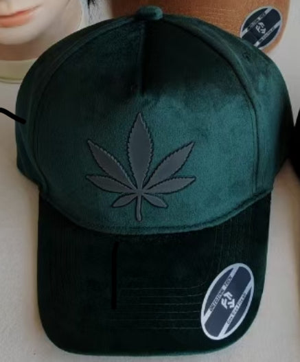 Green suede premium cap
