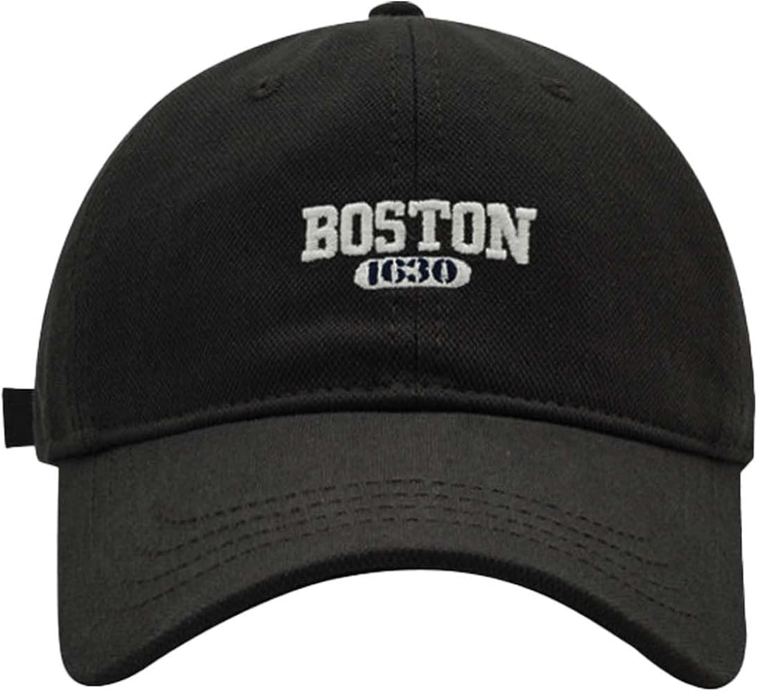Black Boston denim premium cap