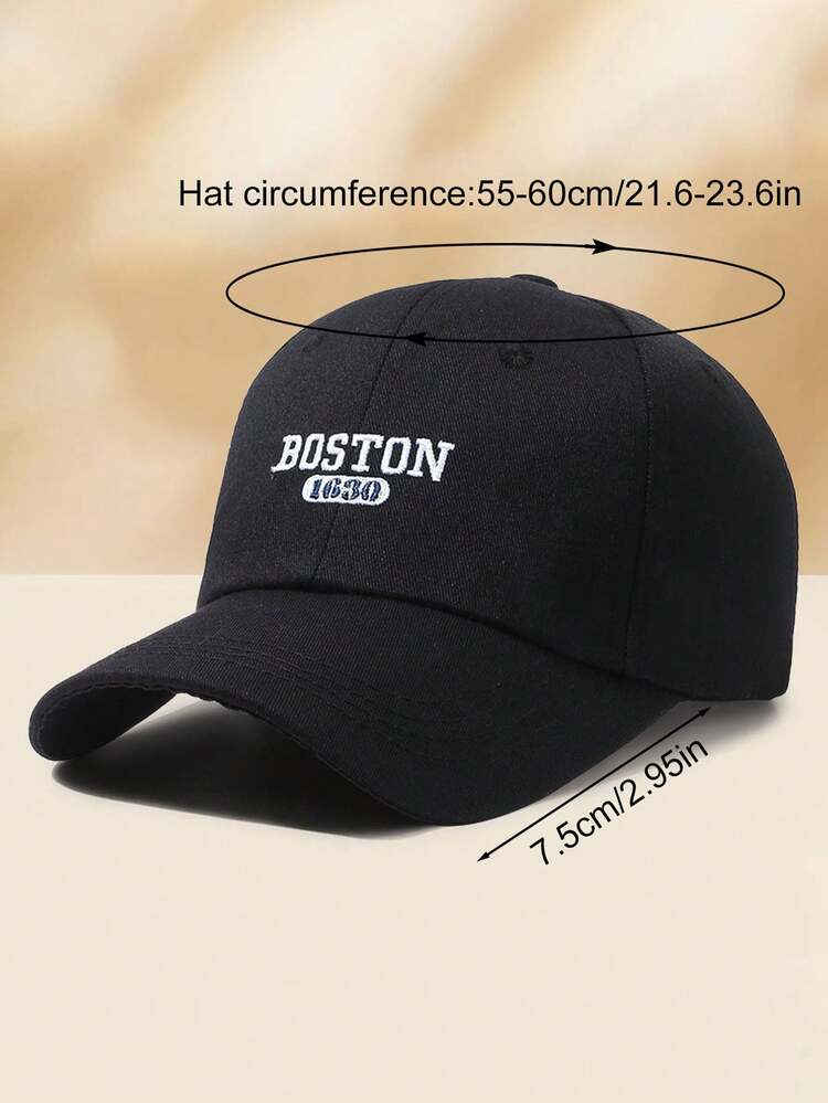 Black Boston denim premium cap