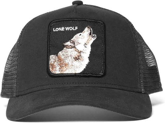 Black wolf premium cap