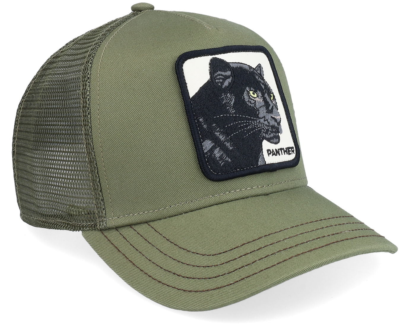 Olive green Panther premium cap