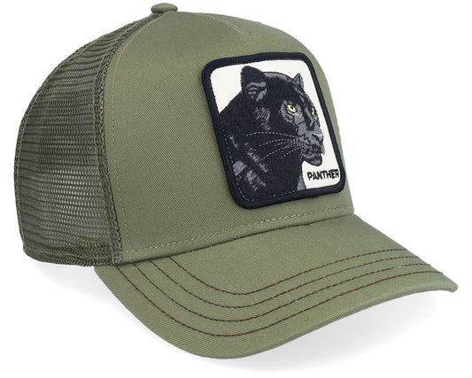 Olive green Panther premium cap
