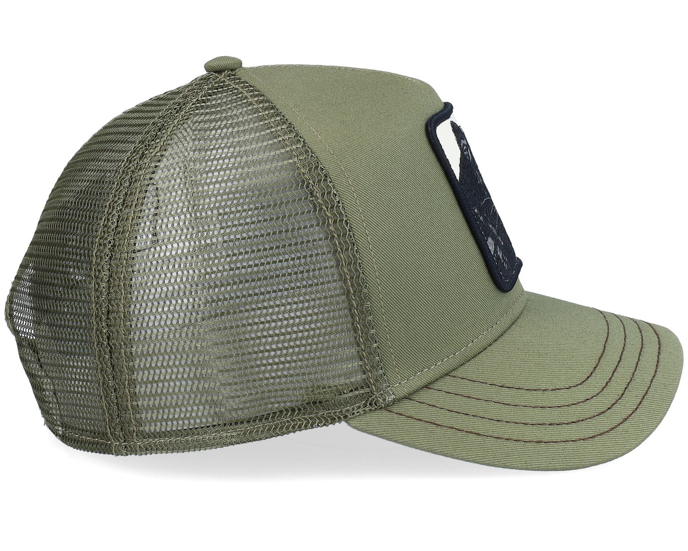 Olive green Panther premium cap