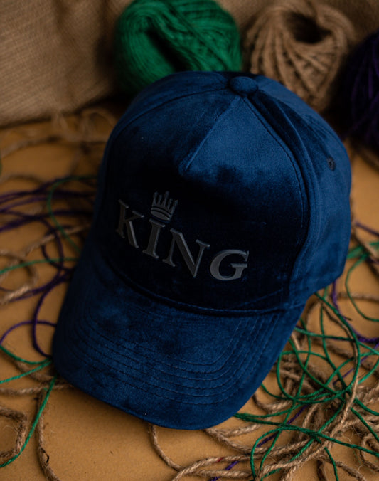 Blue King Suede Cap