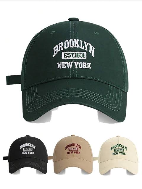 Pack of 3 Brooklyn premium cap