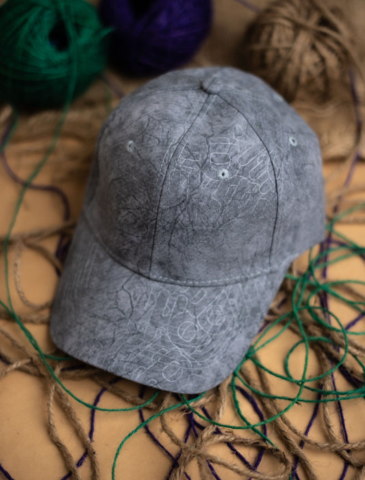 Grey textured premium Cap