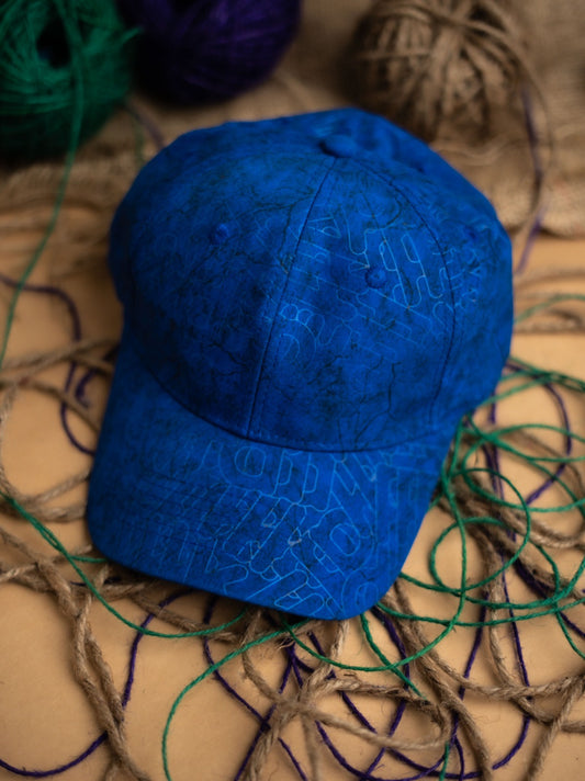 Blue textured Cap