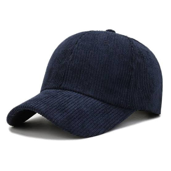 Blue corduroy premium cap