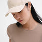 Beige corduroy premium cap