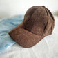 Brown corduroy premium cap