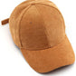 Peach corduroy premium cap