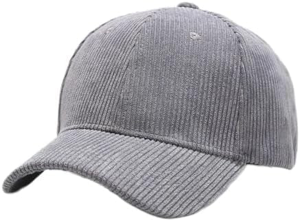 Grey corduroy cap