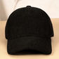 Black corduroy premium cap