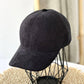 Black corduroy premium cap