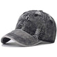 Grey Ripped denim cap