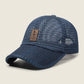 Blue sports net cap